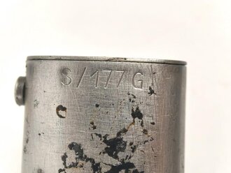 Seitengewehr Modell 84/98 zum k98 der Wehrmacht. Nummerngleiches Stück , Hersteller S 177 G. " Gereinigtes" Stück