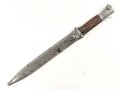 Seitengewehr Modell 84/98 zum k98 der Wehrmacht. Nummerngleiches Stück , Hersteller S 177 G. " Gereinigtes" Stück