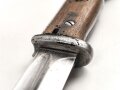 Seitengewehr Modell 84/98 zum k98 der Wehrmacht. Nummerngleiches Stück , Hersteller S 177 G. " Gereinigtes" Stück