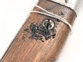 Seitengewehr Modell 84/98 zum k98 der Wehrmacht. Nummerngleiches Stück , Hersteller S 177 G. " Gereinigtes" Stück