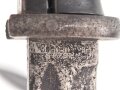 Seitengewehr Modell 84/98 zum k98 der Wehrmacht. Nummerngleiches Stück von Coppel 1940. Drücker hängt