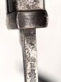 Seitengewehr Modell 84/98 zum k98 der Wehrmacht. Nummerngleiches Stück von Coppel 1940. Drücker hängt