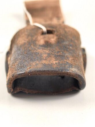 Kaiserreich und 1. Weltkrieg, Koppelschuh zum Seitengewehr Modell 1898/05 . Leder weich