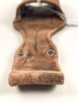 Kaiserreich und 1. Weltkrieg, Koppelschuh zum Seitengewehr Modell 1898/05 . Leder weich