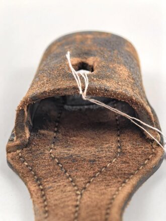 Kaiserreich und 1. Weltkrieg, Koppelschuh zum Seitengewehr Modell 1898/05 . Leder weich