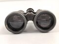 Kaiserreich und 1.Weltkrieg, Fernglas 08 von Carl Zeiss Jena. Feldgrauer Originallack, Glasklare Durchsicht