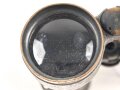 Kaiserreich und 1.Weltkrieg, Fernglas 08 von Busch Rathenow, Feldgrauer Originallack, Kammerstück, klare Durchsicht