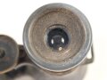 Kaiserreich und 1.Weltkrieg, Fernglas 08 von Busch Rathenow, Feldgrauer Originallack, Kammerstück, klare Durchsicht