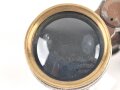 Kaiserreich und 1.Weltkrieg, Fernglas 08 von Busch Rathenow, Alt überlackiertes Stück, klare Durchsicht, Verstellringe schwer gängig