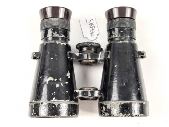 Ziviles Glas im Stil des Fernglas 08. Ohne Herstellerbezeichnung, Verstellung rechts ohne Funktion, links klare Durchsicht