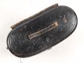 Behälter für ein Fernglas, ohne Bezeichnung, die Bauart deutet auf militärische Nutzung hin. Breite des Boden 17cm