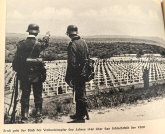 "Schicksalswende am Douaumont" datiert 1942, 159 Seiten, unter DIN A4