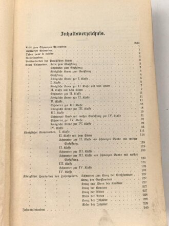 "Erster Nachtrag zur königlich Preußischen Ordensliste 1905" 634 Seiten, unter DIN A4