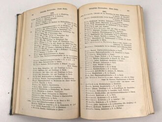 "Erster Nachtrag zur königlich Preußischen Ordensliste 1905" 634 Seiten, unter DIN A4