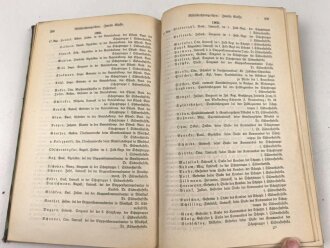 "Erster Nachtrag zur königlich Preußischen Ordensliste 1905" 634 Seiten, unter DIN A4