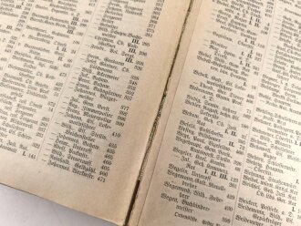 "Erster Nachtrag zur königlich Preußischen Ordensliste 1905" 634 Seiten, unter DIN A4