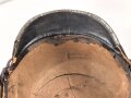 Pickelhaube aus Pappe für eine Kinderuniform. Unvollständig, defekt