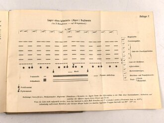 "Dienstreglement für das k.u.k. Heer - Zweiter Teil" datiert 1896, 239 Seiten, kleinformat