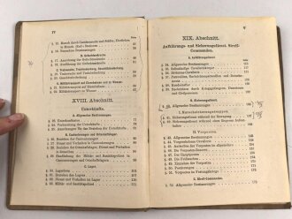 "Dienstreglement für das k.u.k. Heer - Zweiter Teil" datiert 1896, 239 Seiten, kleinformat