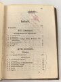 "Dienstreglement für das k.u.k. Heer - Zweiter Teil" datiert 1896, 239 Seiten, kleinformat