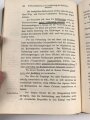 "Dienstreglement für das k.u.k. Heer - Zweiter Teil" datiert 1896, 239 Seiten, kleinformat