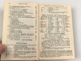 "Taschenkalender für das Heer 1905" ca. 550 Seiten, kleinformat