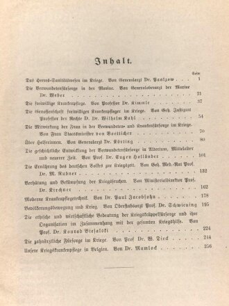 "Die Sanitäre Kriegsrüstung Deutschlands...