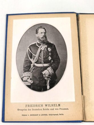 "Gedenkblatt zum 25. Januar 1883" Zur Erinnerung an die silberne Hochzeit . 29 Seiten, DIN A5, einige Seiten lose sehr fragil
