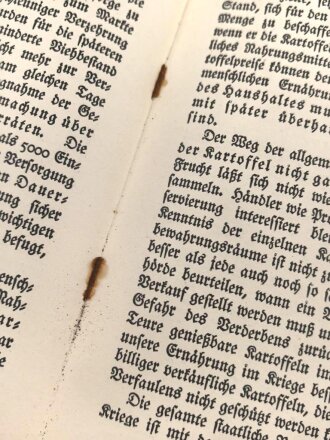 "Die Ernährung im Kriege" 54 Seiten, DIN A5