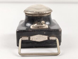 Taschenlampe Pertrix ohne Nummer, Originallack, Funktion nicht geprüft