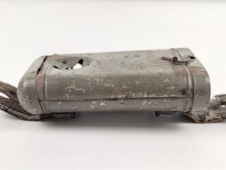 1.Weltkrieg, Taschenlampe "Militaria" Originallack, unvollständig