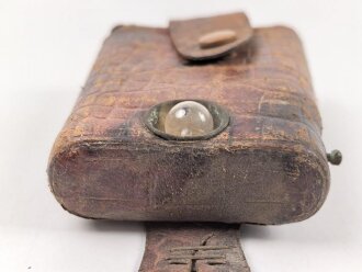 1.Weltkrieg, Taschenlampenhülle aus Leder,...