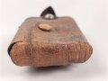 1.Weltkrieg, Taschenlampenhülle aus Leder, unvollständig