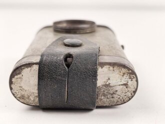 1.Weltkrieg, Taschenlampe ohne Bezeichnung,  Originallack, das Glas sitzt lose auf