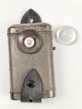 1.Weltkrieg, Taschenlampe ohne Bezeichnung,  Originallack, das Glas sitzt lose auf