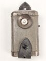 1.Weltkrieg, Taschenlampe ohne Bezeichnung,  Originallack, das Glas sitzt lose auf