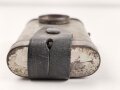 1.Weltkrieg, Taschenlampe ohne Bezeichnung,  Originallack, das Glas sitzt lose auf