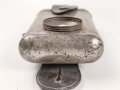 1.Weltkrieg, Taschenlampe ohne Bezeichnung,  Originallack, das Glas sitzt lose auf