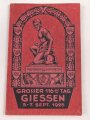 "Grosser 116er Tag Giessen 5.-7. Sept. 1925", 48 Seiten, DIN A5