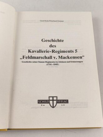 "Geschichte des Kavallerie-Regiments 5...