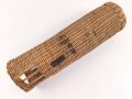 1.Weltkrieg, Weidenkorb für eine Artilleriegranate. Bodendurchmesser etwa 19cm, Höhe 66cm