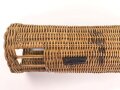 1.Weltkrieg, Weidenkorb für eine Artilleriegranate. Bodendurchmesser etwa 19cm, Höhe 66cm