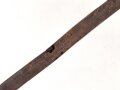 1.Weltkrieg, Mannschaftskoppel für Berittene. Der Riemen defekt und alt repariert, Gesamtlänge 104cm