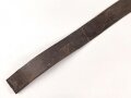 1.Weltkrieg, Mannschaftskoppel für Berittene. Der Riemen defekt und alt repariert, Gesamtlänge 104cm