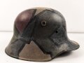 1.Weltkrieg Stahlhelmglocke, Hersteller ET64, neuzeitlich lackiert