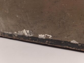 1.Weltkrieg, Offizierskiste des Hauptmann Mietens, Angehöriger im Füsilier Regiment 80. Originallack, Maße etwa 35 x 70 x 30cm