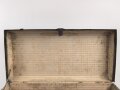 1.Weltkrieg, Offizierskiste des Hauptmann Mietens, Angehöriger im Füsilier Regiment 80. Originallack, Maße etwa 35 x 70 x 30cm