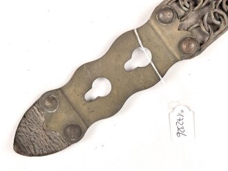Frankreich, Teil von einem Kürass. Ungereinigt, Leder weich