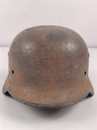 Stahlhelmglocke Modell 1935 Wehrmacht. Grob gereinigter Wasserfund