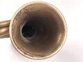 Kaiserreich und 1. Weltkrieg, Signalhorn vermutlich preussisch, die Auflage sowie das Mundstück fehlen